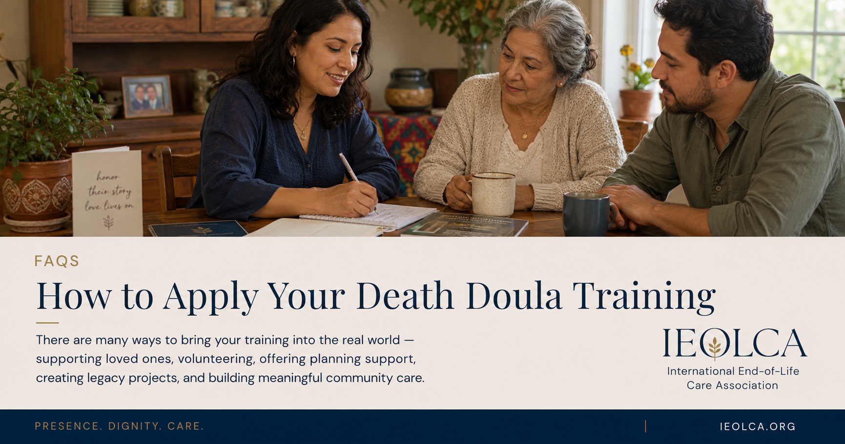 A doula exploring practical pathways after training