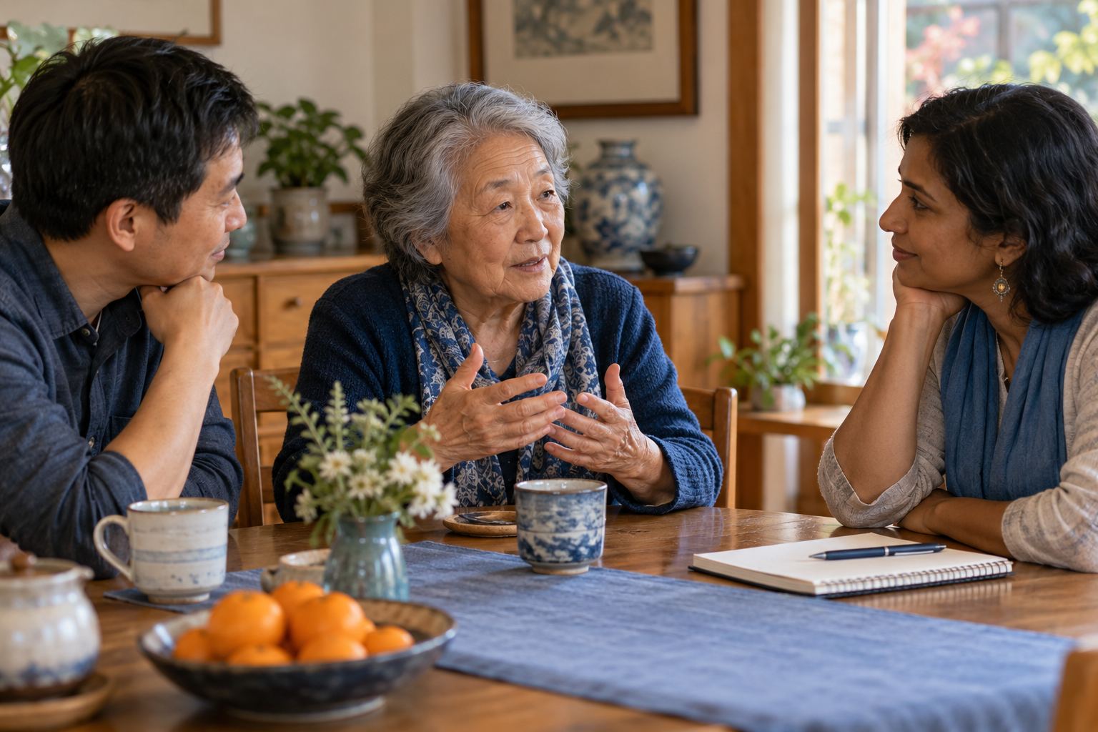 Conversation and planning support during the core skills phase of end-of-life doula training
