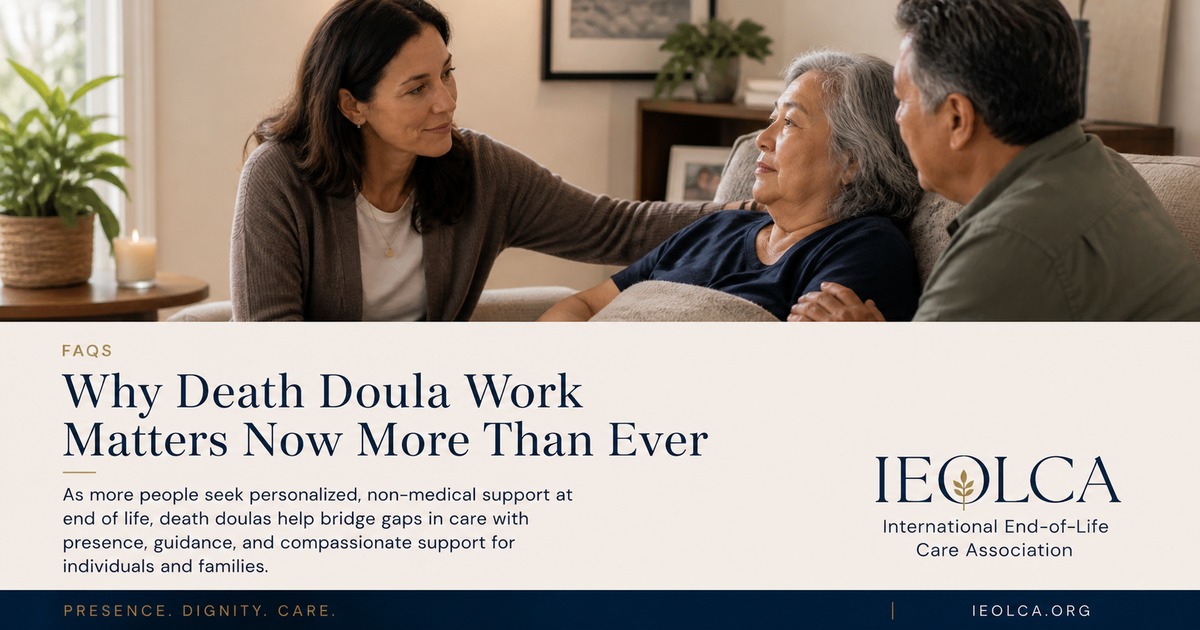 A supportive end-of-life conversation